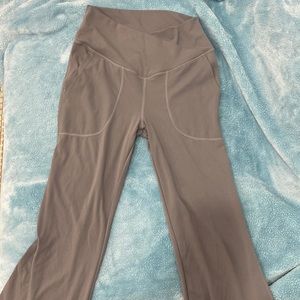 NWOT: Halara Flare Grey Leggings
